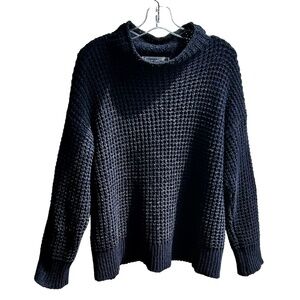 Arpeggio / Arpeggia  Knitware Mock Cowl Neck Long Sleeve Knit Sweater